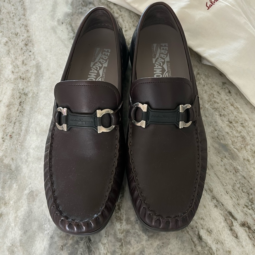 Brand new ferragamo loafers men’s size 9 worn once